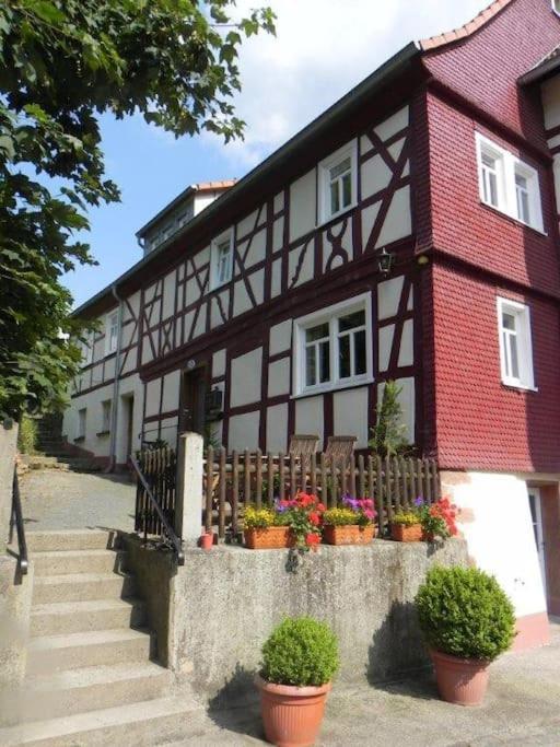 Ferienwohnung Tiererlebnishof Obermuehle Biebergemund Екстериор снимка